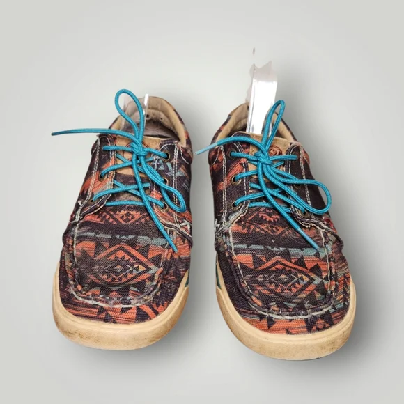 Twisted X Hooey Loper Aztec Womens Size 7.5 M Southwestern Cowgirl Colorful - Picture 6 of 14